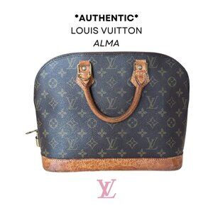 AUTHENTIC Vintage Louis Vuitton Alma Purse